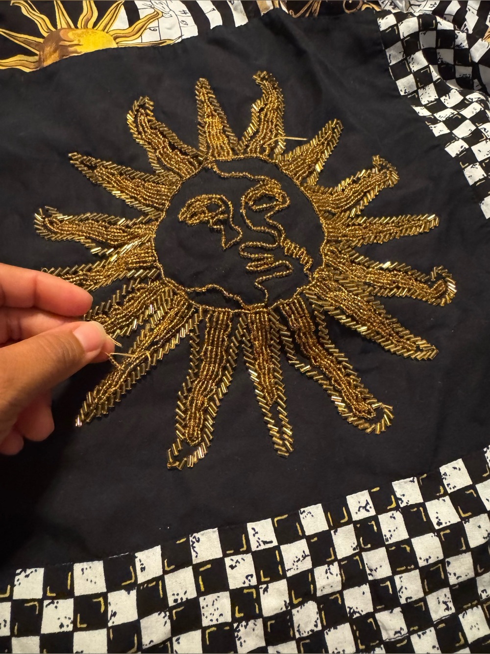 VINTAGE FAITH BEADED JACKET READ DESCRIPTION - Picture 9 of 12